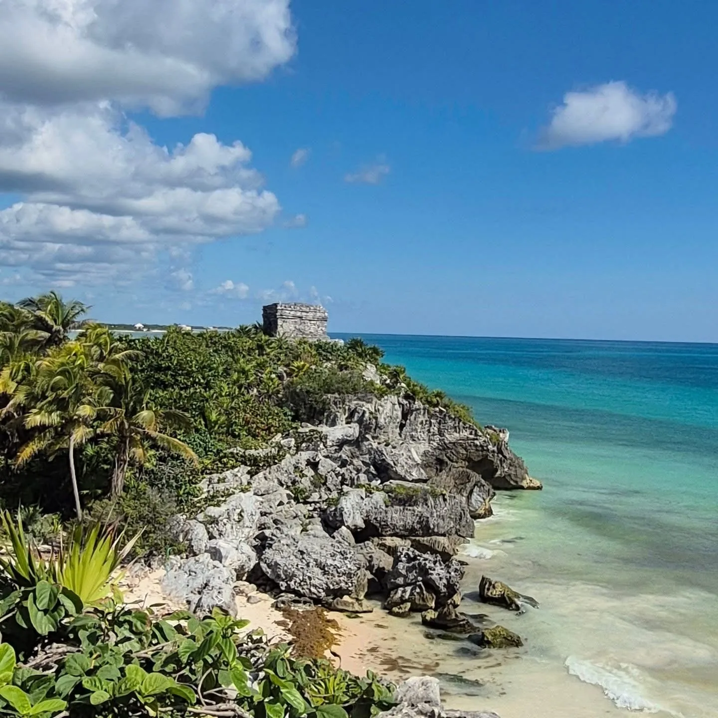 Mar Caribe frente a Tulum